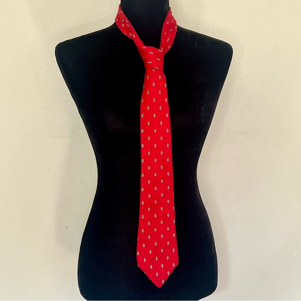 Vintage Christian Dior silk mens tie